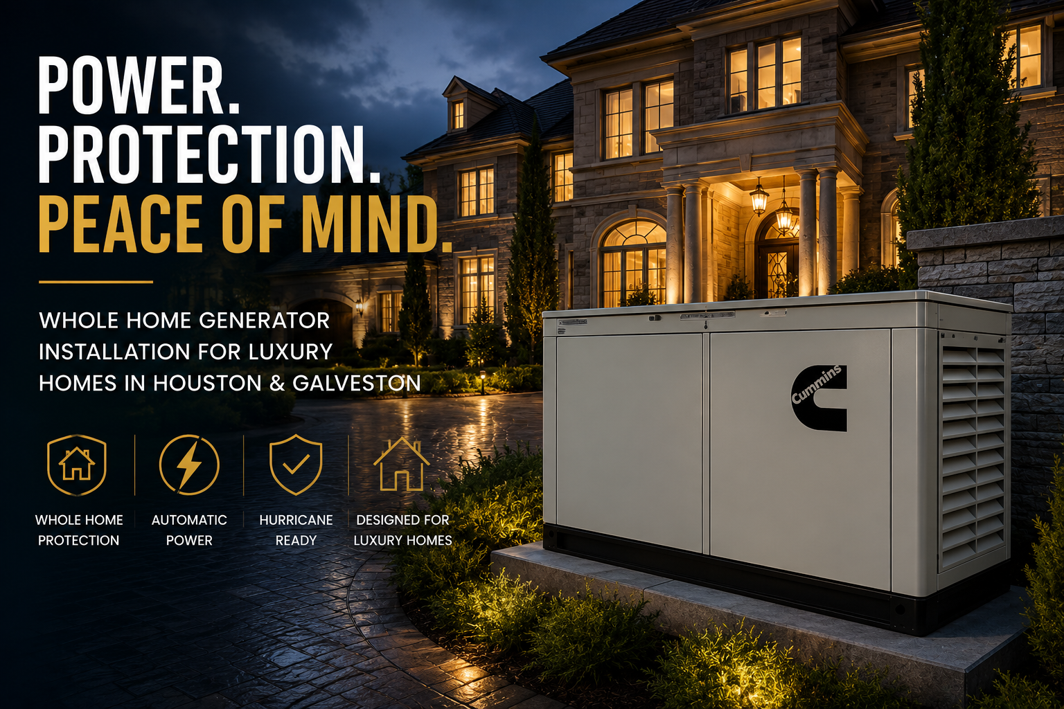 Whole Home Generator Houston