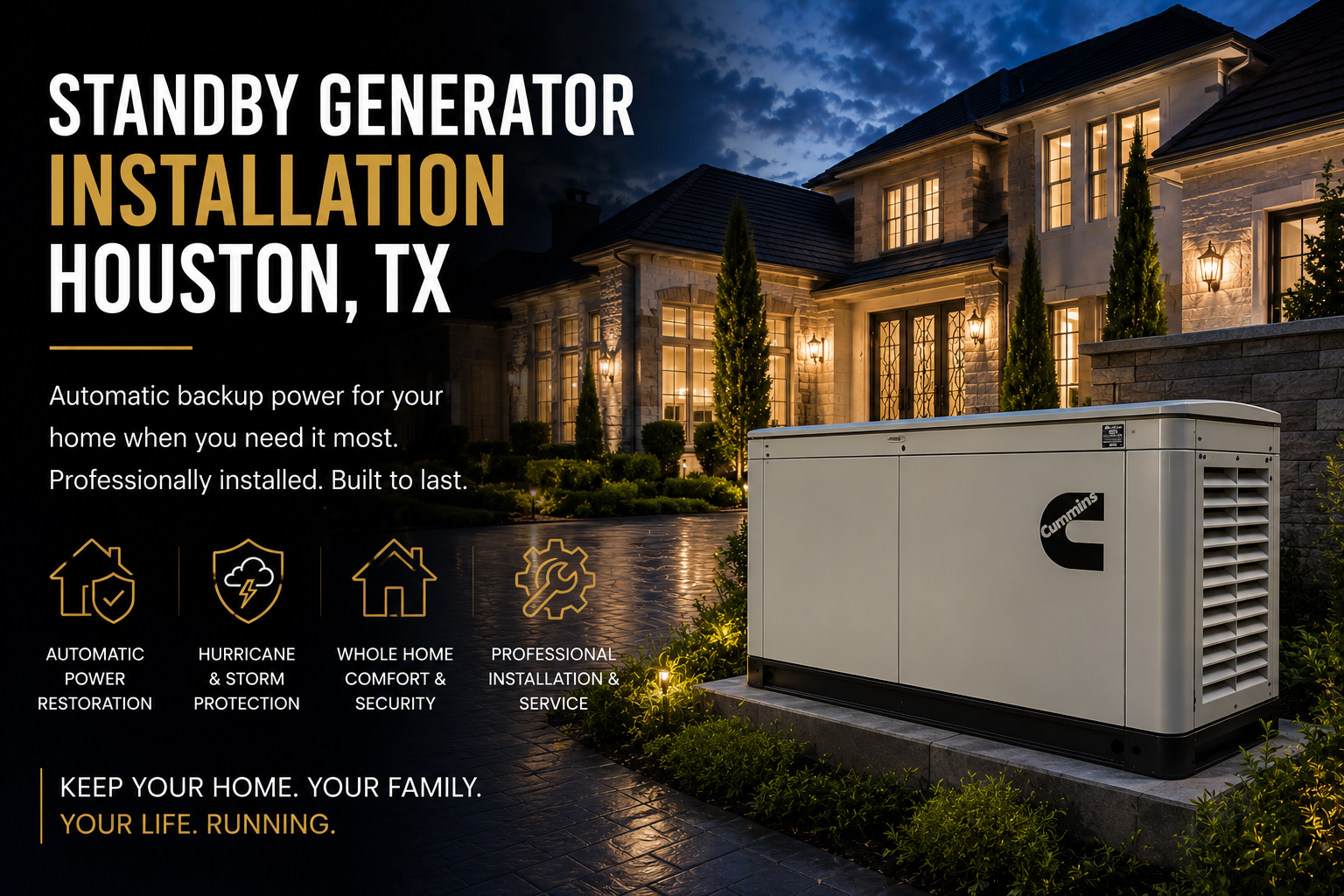 Standby Generator Installation Houston Standby Generator Installation Houston