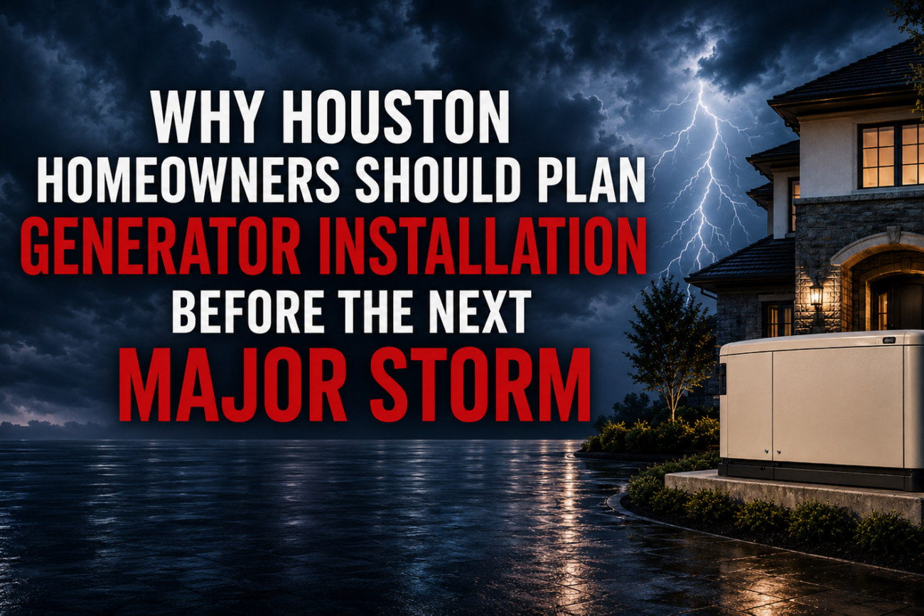 Generator Before a Major Storm