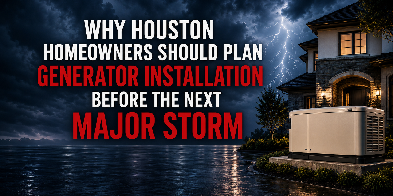 Generator Before a Major Storm Generator Before a Major Storm